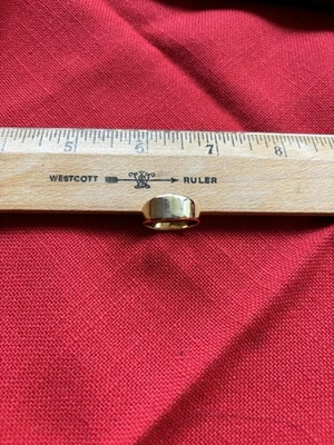 James Avery Retired 14K Gold Tapered Wedding Ring Size 7 Free Delivery - Image 1 of 4