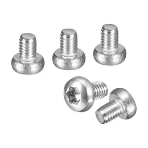M3x4mm Pan Head Torx Security Screws - 200Pack - Stainless Steel - Silver - Afbeelding 1 van 6