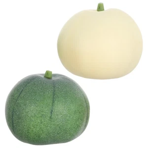  2 Stück Obstschmuck Kunstfrüchte für lebensechte Muskmelone - Bild 1 von 19