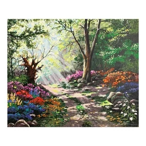 Anatoly Metlan Rays of Sunshine Hand Signed Ltd. Ed. Serigraph on Canvas, LOA - Picture 1 of 2