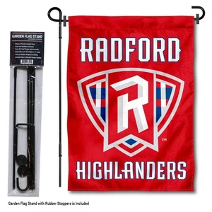 Radford University Garden Flag and Stand Pole Kit - Picture 1 of 3