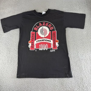 Portland Trail blazers Vintage Shirt Salem Sportswear 1990 Men’s Size Medium - Picture 1 of 13