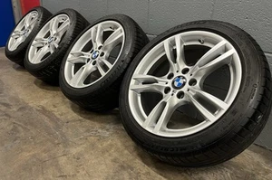 GENUINE BMW 18” 400M M SPORT 3/4 SERIES F3X ALLOY WHEELS + MICHELIN TYRES SET - Picture 1 of 23