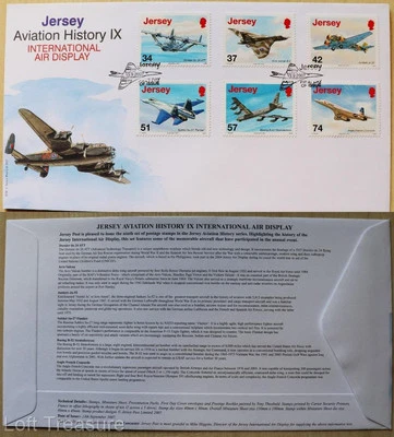 Jersey Stamps "Jersey Aviation History IX - Air Display" First Day Cover 2007 - Image 1 of 3