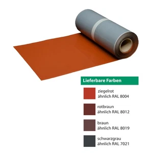 22,40€/m Walzblei color selbstklebend 300mm Meterware Bleifolie Dach Kamin - Bild 1 von 11