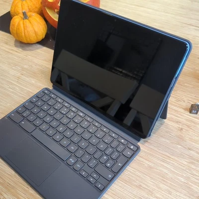 Lenovo CT-X636F IdeaPad Duet Chromebook Wi-Fi Ice Blue + Iron Grey 64GB USED - Image 1 of 4