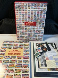 USPS Gedenkmarkensammlung Jahrbuch 2002 postfrischer Satz mit Briefmarken versiegelt - Bild 1 von 4