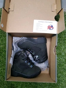 Timberland 6 Inch L/F Field Boot Black Nubuck TB 044890 001 Toddler - Picture 1 of 5