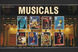 GB 2011 MUSICALS BRIEFMARKE PRÄSENTATIONSPAKET - Bild 1 von 1