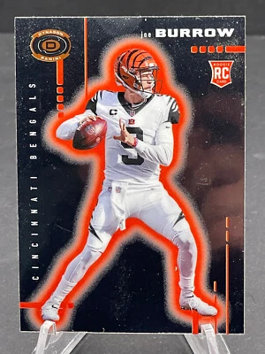 2020 JOE BURROW PANINI CHRONICLES DYNAGON ROOKIE CARD #D-1 SP RC HOT! - Image 1 of 2