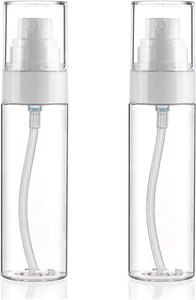 Fine Mist Spray Bottle Plastic Spray Bottles 2Oz/60Ml 2Pack Makeup Setting Spray - Picture 1 of 6