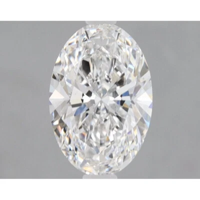 Lab Grown 1.30 CT Oval Loose Diamond E Color VS1 Clarity IGI Certified Diamond - Image 1 of 4