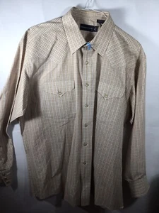 Panhandle Camicia Uomo Slim Perla Bottone a Scatto Manica Lunga B-9 - Foto 1 di 8