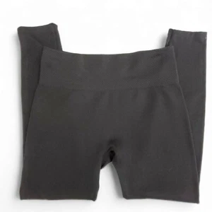 One 5 One Women's Black Fleece Leggings Wide Waistband High Rise Size L/XL - Picture 1 of 7