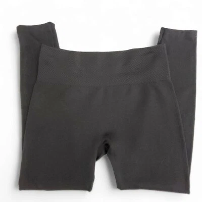 One 5 One Women's Black Fleece Leggings Wide Waistband High Rise Size L/XL - Image 1 of 4