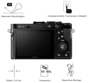 Sony RX1 Rii 0,4 MM Adhesion Screen Protector Glass Protective Film LC7656 - Picture 1 of 1