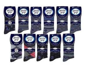3 Pairs Mens Gentle Grip Non Elastic Diabetic Honeycomb Top Soft Socks UK 6-11 - Picture 1 of 11