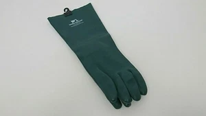 Wells Lamont Green PVC Gauntlet Coated Glove Size Large New - Picture 1 of 6