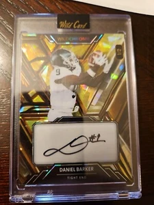 2023 Wild Card Wild Chrome Daniel Barker Rookie Auto 1/2 MSU Spartans Crack Ice - Picture 1 of 3