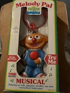 New Vtg  1993 Tyco Baby Sesame Street Melody Pal Musical Toy Ernie - Picture 1 of 6