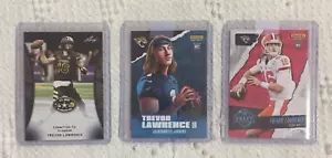 Trevor Lawrence NFL Jaguars 2021 RC Panini Instantáneo y 2018 Hoja Lote de 3 RC - Imagen 1 de 10