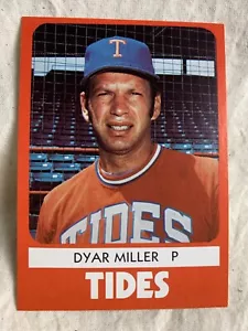 1980 Tidewater Tides Minor League TCMA #10 Dyar Miller M3 - Picture 1 of 2