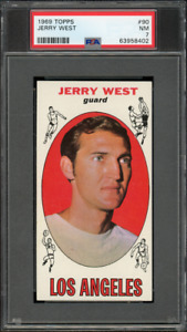 1969 Topps #90 - JERRY WEST - PSA 7