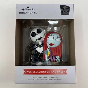 The Nightmare Before Christmas - Jack & Sally - Christmas Tree Ornament NEW NIB - Picture 1 of 2