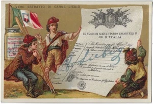 S 0092 LIEBIG PASSPORTS OF VARIOUS NATIONS / ITALY - Figure C (ITA) MF110021 - Picture 1 of 2