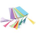 120 Pcs Tassels Colorful Book Clips Bookmarks Reading Crafts Blank