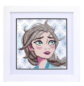 Frozen 2 Elsa Diamond Dotz Kit de Arte Pintura Bordado Regalo 22 x 22 cm Licencia - Imagen 1 de 5