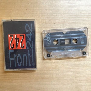 Front 242 - Front By Front CASSETTE tape 1988 Wax Trax! WAXCS 054 PLAY TESTED - Picture 1 of 4