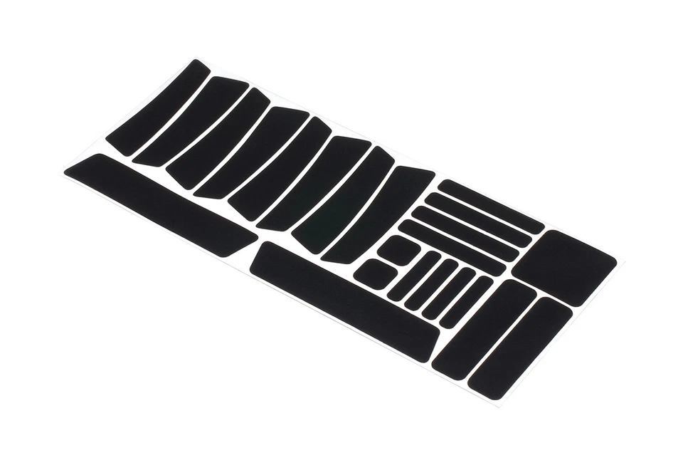 BBB Cycling Bike Protection Stickers Multifunctional Black Reflection 23 Sticker - Imagen 1 de 1