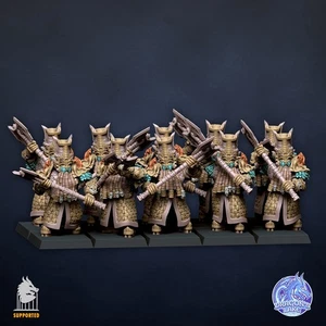 Immortals with Great Weapons x10 - DragonsLake Miniaturas - Picture 1 of 12
