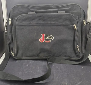 Borsa Justin Boots per laptop nera tracolla - Foto 1 di 7