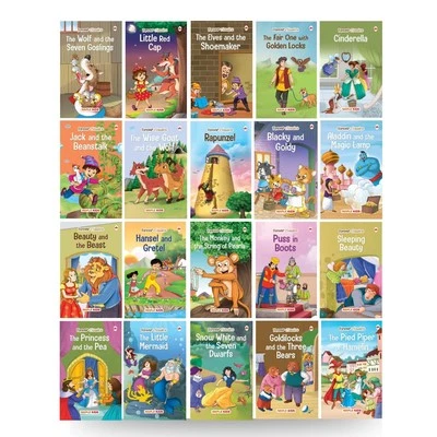 Story Books for Kids - Fairy Tales (Illustrated) (Set of 20 Books) - Rapunzel, P - image 1 of 4