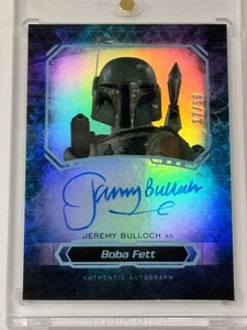 2016 Topps Star Wars Masterwork Folie Autogramm Boba Fett Bulloch 17/50 - Bild 1 von 2