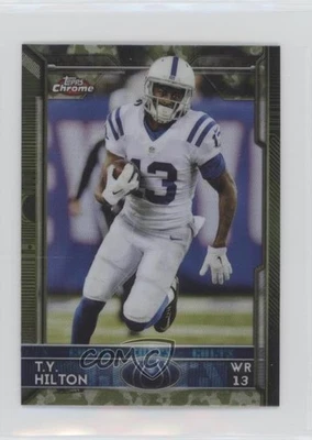 2015 Topps Chrome Mini STS Camo Refractor /99 TY Hilton #43 - Image 1 of 2