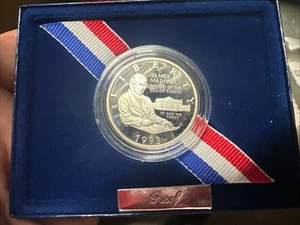 1993 US Mint Bill of Rights Commem Proof 90% Silver Half Dollar in OGP w/COA - Picture 1 of 4