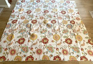 Levtex Full Queen Size Quilt Ashbury Spring Floral Paisley Cottage Farmhouse - Picture 1 of 9
