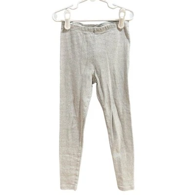 Leggings elásticos a rayas grises largos Tea Collection 100 % algodón talla 8  Foto 1 de 4