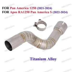 For Pan America 1250 Apos RA1250 Motorcycle Exhaust Slip On Middle Link Pipe - Picture 1 of 5