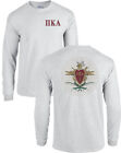 Pi Kappa Alpha Fraternity Crest Long Sleeve Shirt PIKE Coat of Arms - NEW