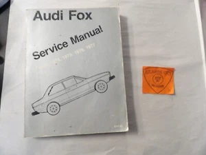 Manual de servicio Audi Fox 1973-1977 - Imagen 1 de 7