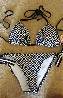 Traje de baño bikini acolchado dividido $84 nuevo con etiquetas M Cruise  Foto 1 de 4