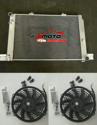 Radiador de alumínio + ventiladores para Mercedes Benz SL500/AMG 55/60 R129 500 SL R 129 AT 89-02 - Imagem 1 de 4