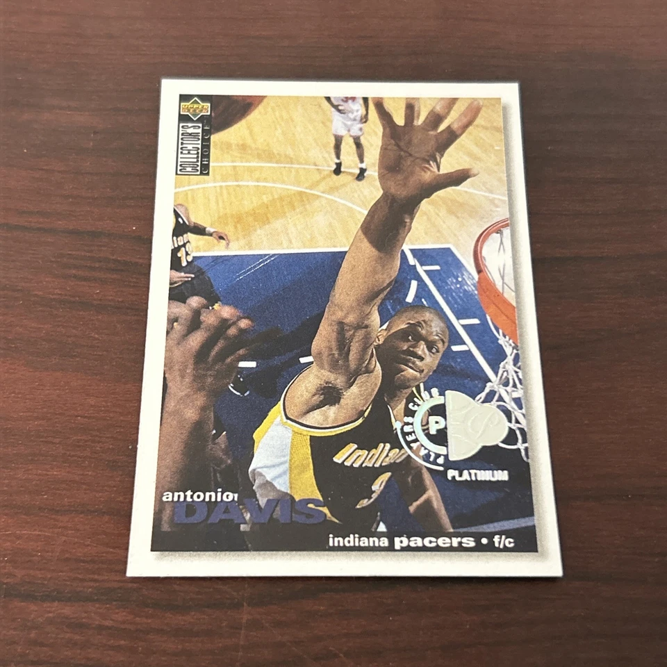 1995-96 Collector's Choice Player's Club Platinum #218 Antonio Davis - Image 1 of 2