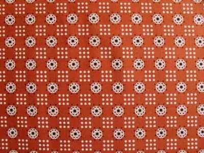 Denyse Schmidt-Katie Jump Rope Collection -Bandana in Brown (FTQ 18x22")OOP RARE - Image 1 of 3