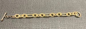 Diego & Massimo Italien Bronze & Rhodiniert Goldfarben Armband 7" lang Italien - Bild 1 von 7