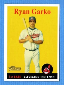 2007 Topps Heritage #293 Ryan Garko SP Cleveland Indians - Picture 1 of 1